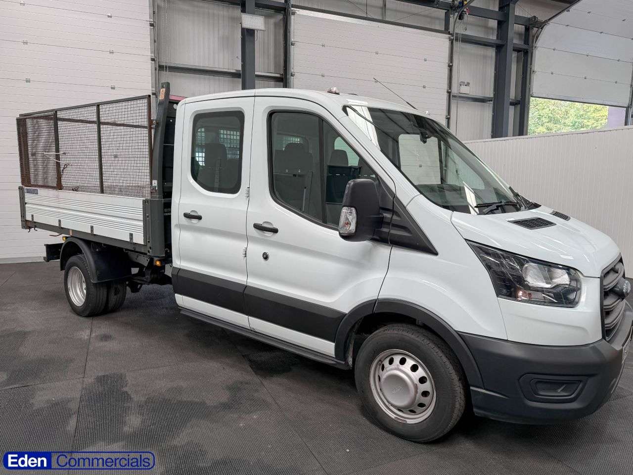 A 2023 FORD TRANSIT 2.0 350 EcoBlue Leader Chassis Double Cab RWD L3 Euro 6 (s/s) (130 ps) Cage A 2023 FORD TRANSIT 2.0 350 EcoBlue Leader Chassis Double Cab RWD L3 Euro 6 (s/s) (130 ps) Cage