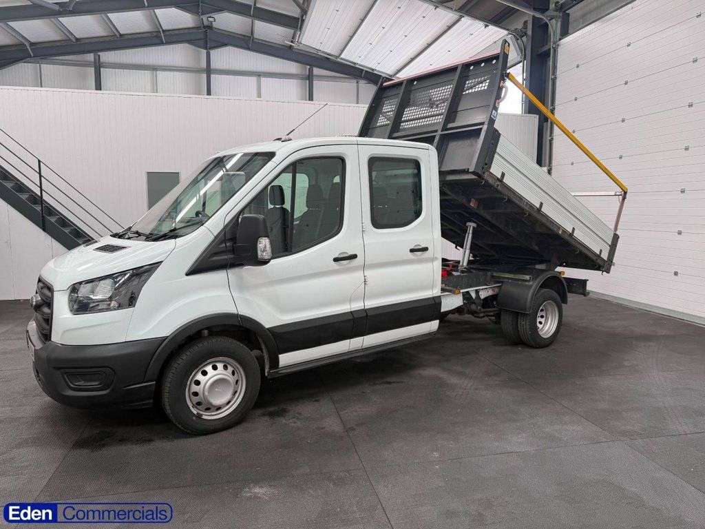 A 2022 FORD TRANSIT 2.0 350 EcoBlue Chassis Double Cab Tipper RWD L3 Euro 6 (s/s) (130 ps) A 2022 FORD TRANSIT 2.0 350 EcoBlue Chassis Double Cab Tipper RWD L3 Euro 6 (s/s) (130 ps)