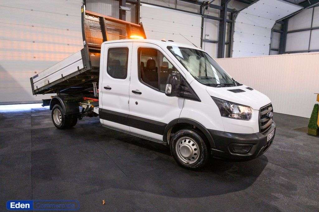A 2022 FORD TRANSIT 2.0 350 EcoBlue Double Cab Tipper RWD L3 Euro 6 (s/s) (130 ps) A 2022 FORD TRANSIT 2.0 350 EcoBlue Double Cab Tipper RWD L3 Euro 6 (s/s) (130 ps)