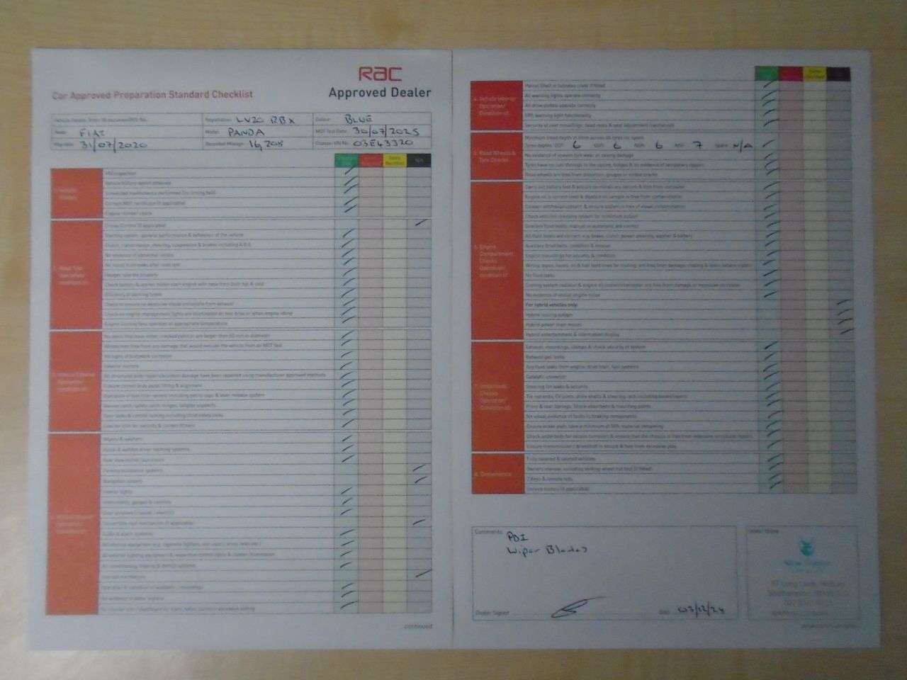 2020 FIAT PANDA 2020 FIAT PANDA