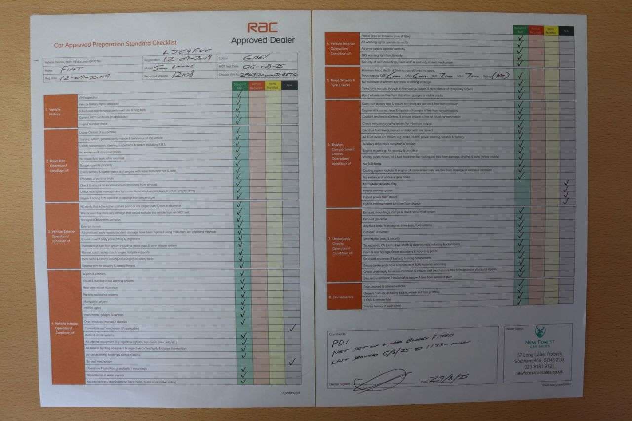 2019 FIAT 500 2019 FIAT 500