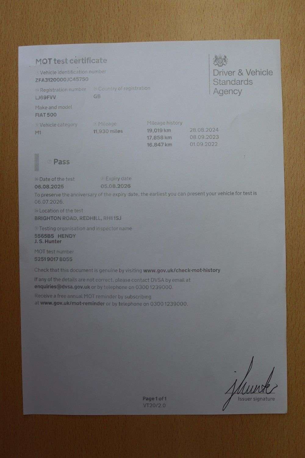 2019 FIAT 500 2019 FIAT 500