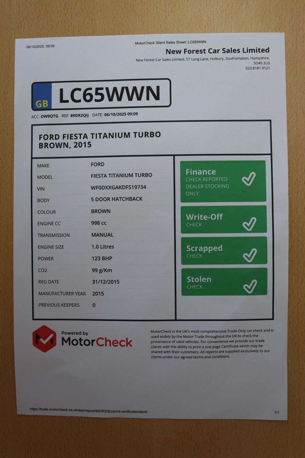 2015 FORD FIESTA 2015 FORD FIESTA