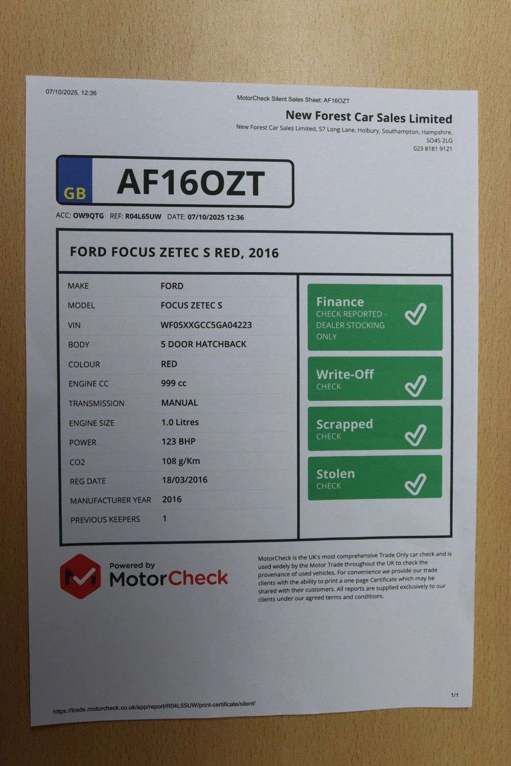 2016 FORD FOCUS 2016 FORD FOCUS