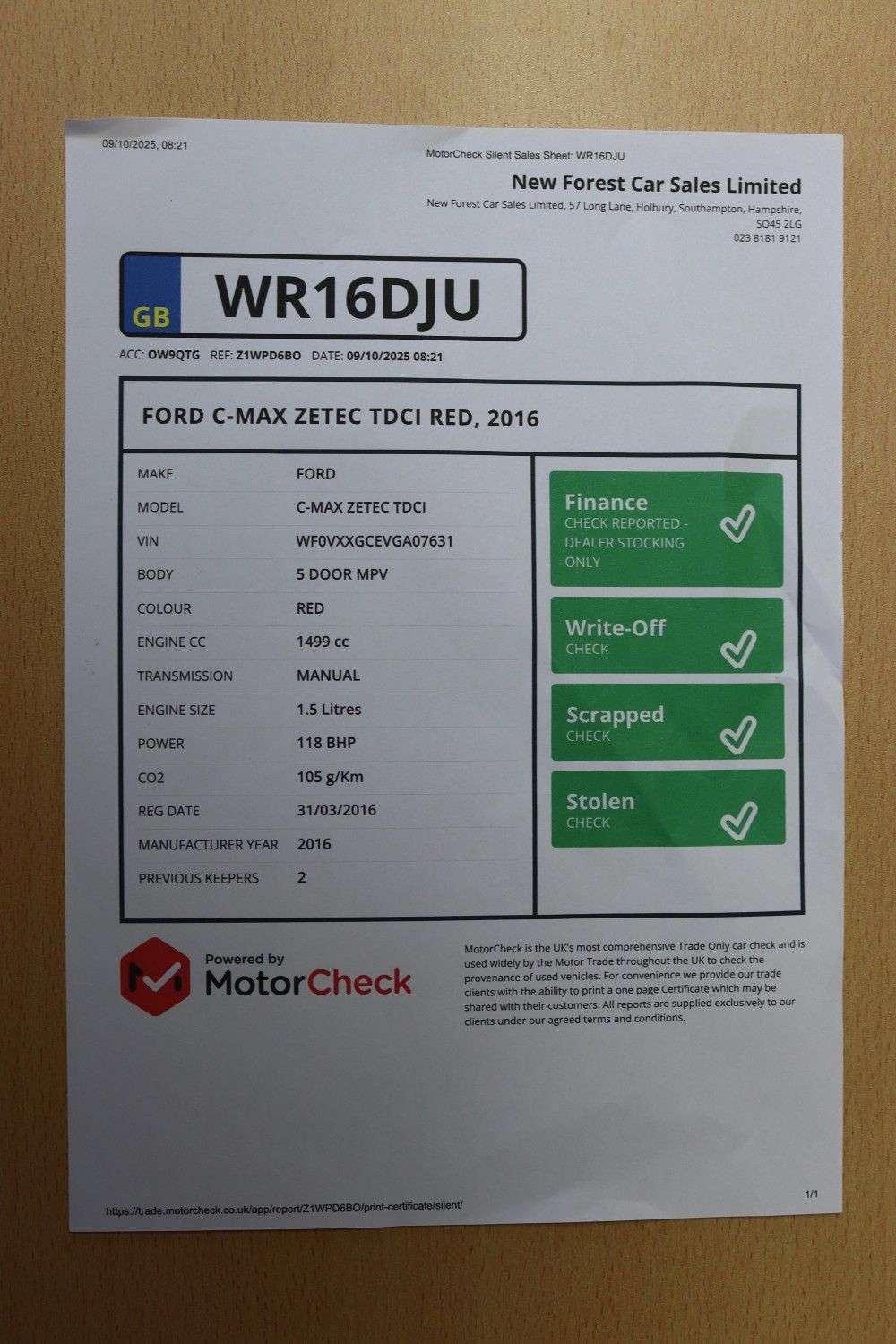 2016 FORD C-MAX 2016 FORD C-MAX