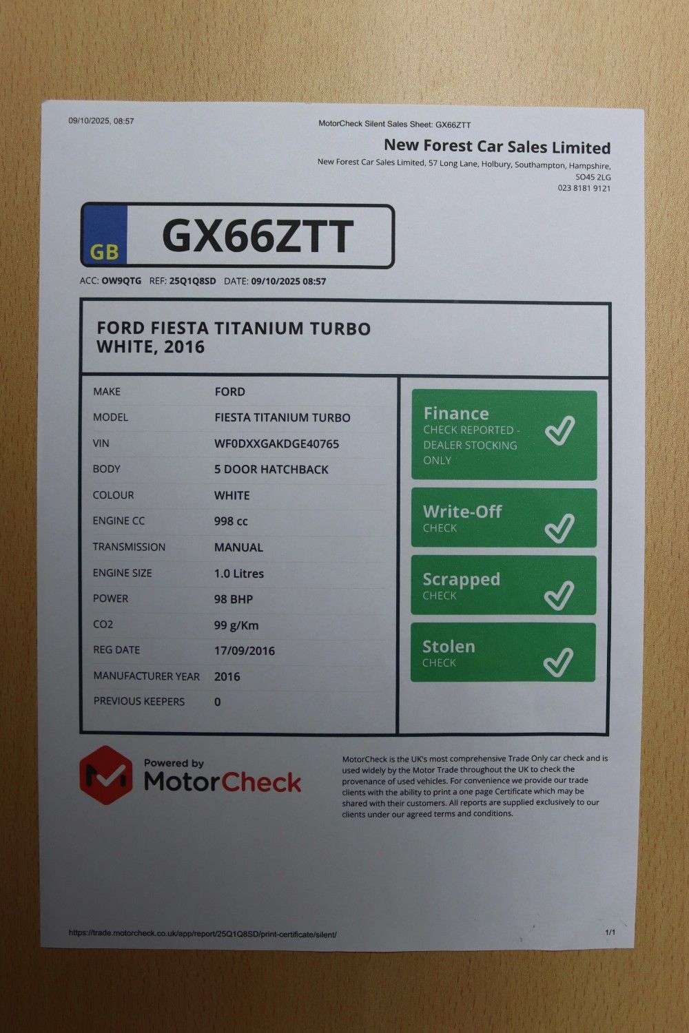 2016 FORD FIESTA 2016 FORD FIESTA