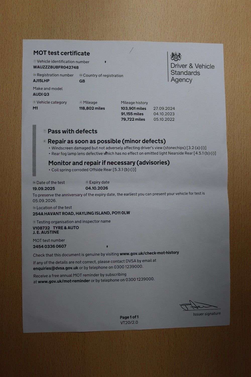 2015 AUDI Q3 2015 AUDI Q3