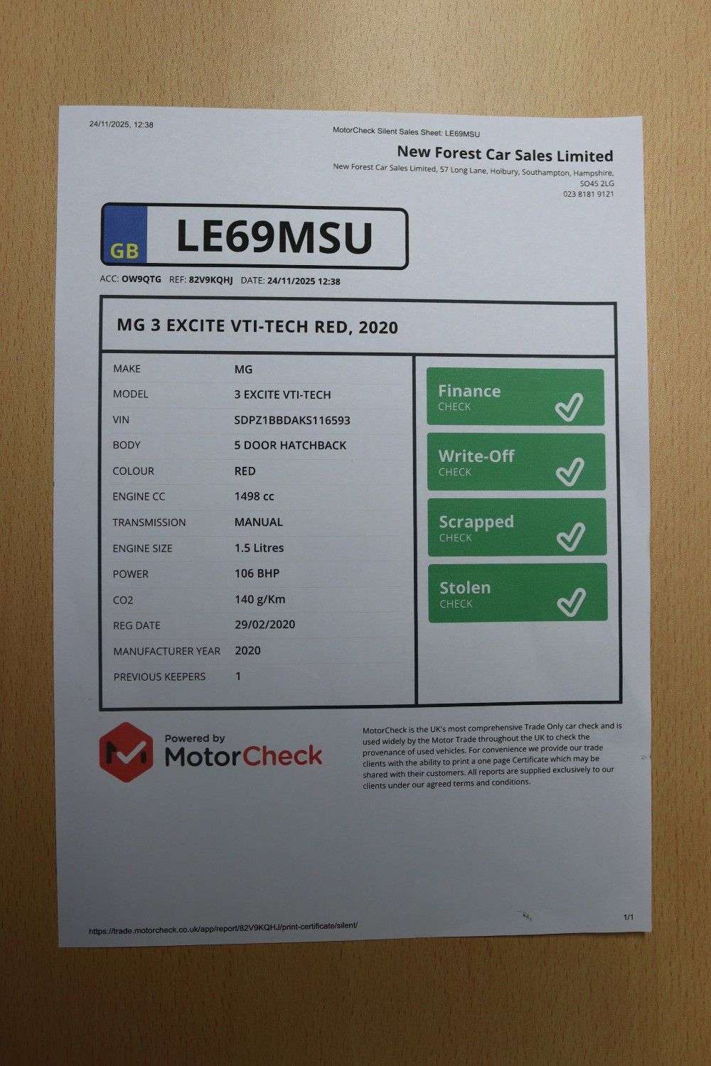 2020 MG MG3 2020 MG MG3