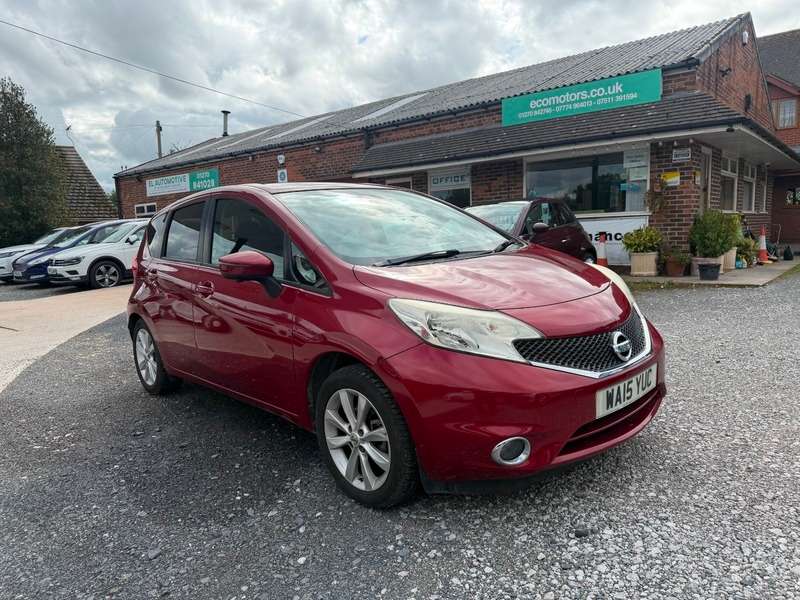 A 2015 NISSAN NOTE TEKNA DIG-S AUTOMATIC Leather seats 2 or more keys Cruise control Rear view camera A 2015 NISSAN NOTE TEKNA DIG-S AUTOMATIC Leather seats 2 or more keys Cruise control Rear view camera