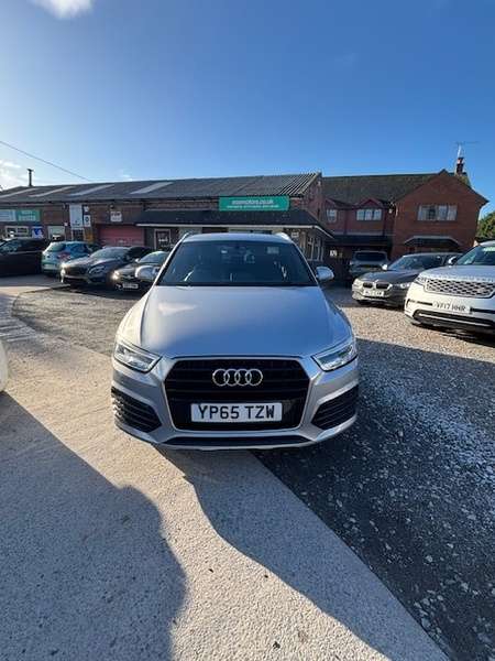 A 2015 AUDI Q3 TDI S LINE-DAB RADIO-PARTIAL LEATHER INTERIOR-ALL THE SPEC THAT COMES WITH THIS SLINE -GREAT SERVICE HISTORY!!! A 2015 AUDI Q3 TDI S LINE-DAB RADIO-PARTIAL LEATHER INTERIOR-ALL THE SPEC THAT COMES WITH THIS SLINE -GREAT SERVICE HISTORY!!!