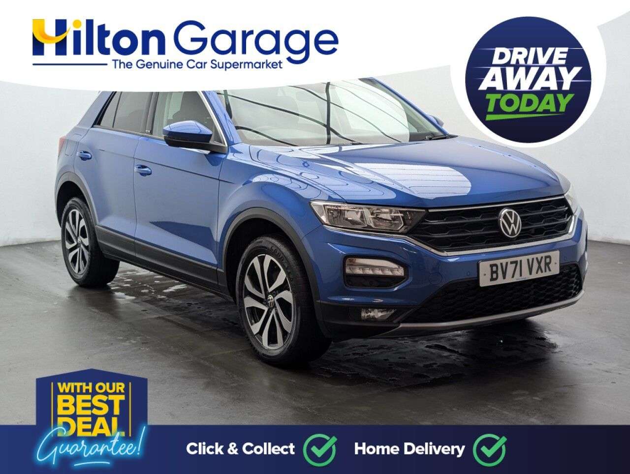 A 2021 VOLKSWAGEN T-ROC 1.0 TSI Active SUV 5dr Petrol Manual Euro 6 (s/s) (110 ps) LANE ASSIST+PARK A 2021 VOLKSWAGEN T-ROC 1.0 TSI Active SUV 5dr Petrol Manual Euro 6 (s/s) (110 ps) LANE ASSIST+PARK