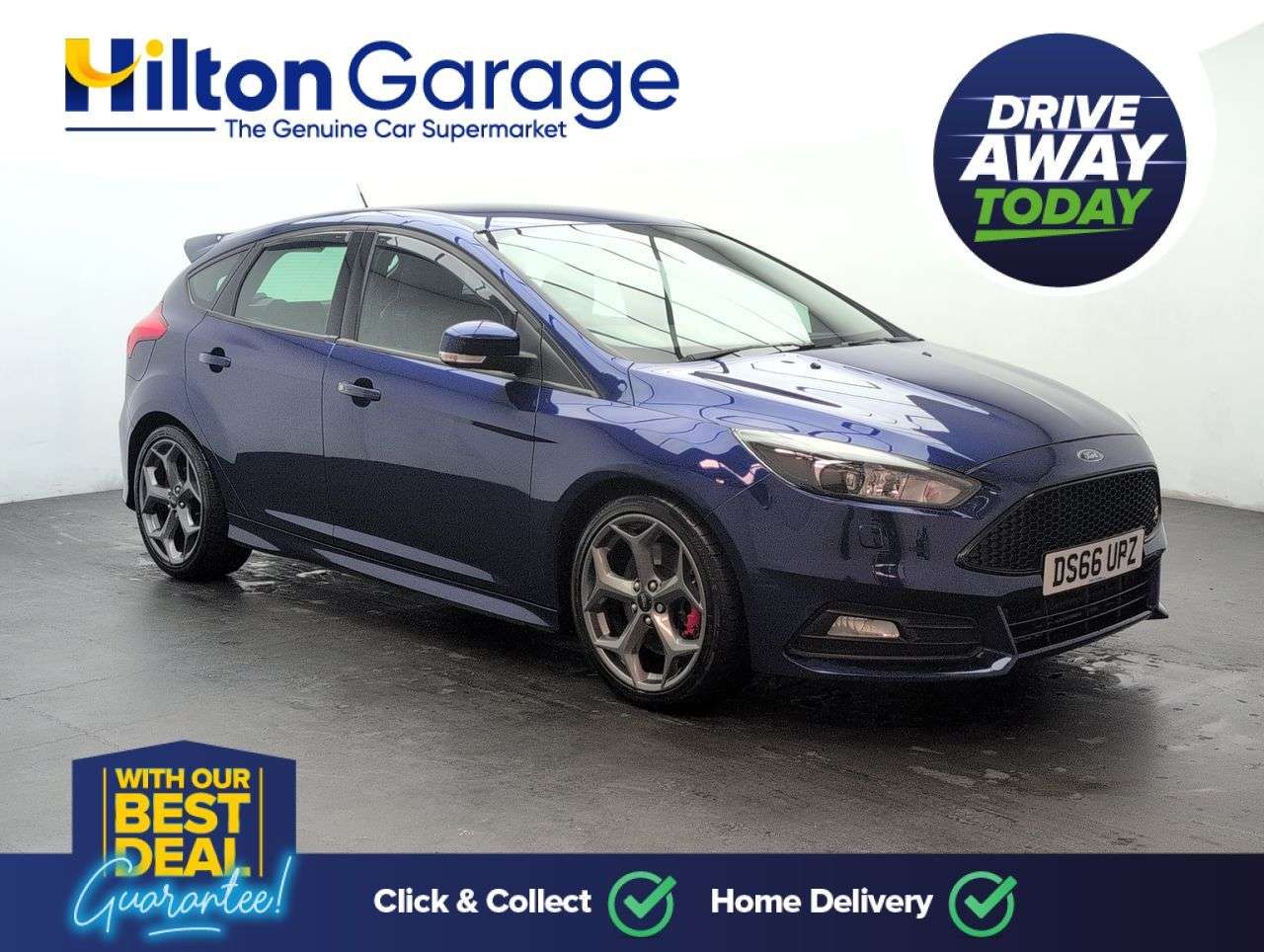 A 2017 FORD FOCUS 2.0 TDCi ST-3 Hatchback 5dr Diesel Manual Euro 6 (s/s) (185 ps) - DAB, ALLO A 2017 FORD FOCUS 2.0 TDCi ST-3 Hatchback 5dr Diesel Manual Euro 6 (s/s) (185 ps) - DAB, ALLO