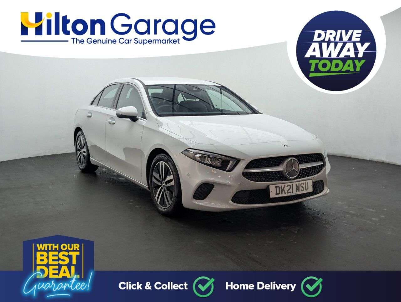 A 2021 MERCEDES-BENZ A CLASS 1.3 A200 Sport (Executive) Saloon 4dr Petrol Manual Euro 6 (s/s) (163 ps) - A 2021 MERCEDES-BENZ A CLASS 1.3 A200 Sport (Executive) Saloon 4dr Petrol Manual Euro 6 (s/s) (163 ps) -