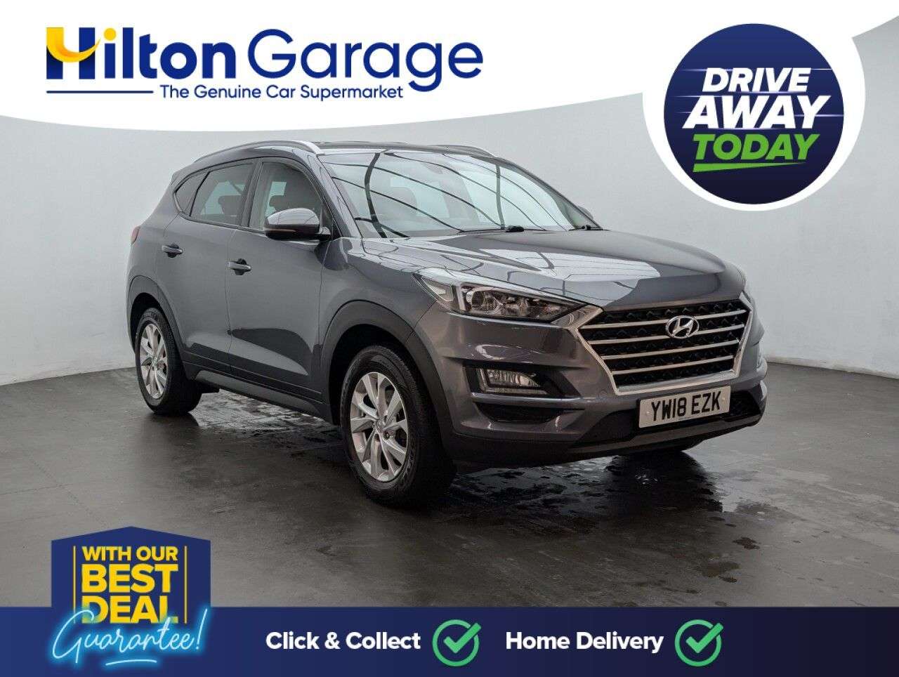 A 2018 HYUNDAI TUCSON 1.6 GDi SE Nav SUV 5dr Petrol Manual Euro 6 (s/s) (132 ps) - PARKING SENSOR A 2018 HYUNDAI TUCSON 1.6 GDi SE Nav SUV 5dr Petrol Manual Euro 6 (s/s) (132 ps) - PARKING SENSOR