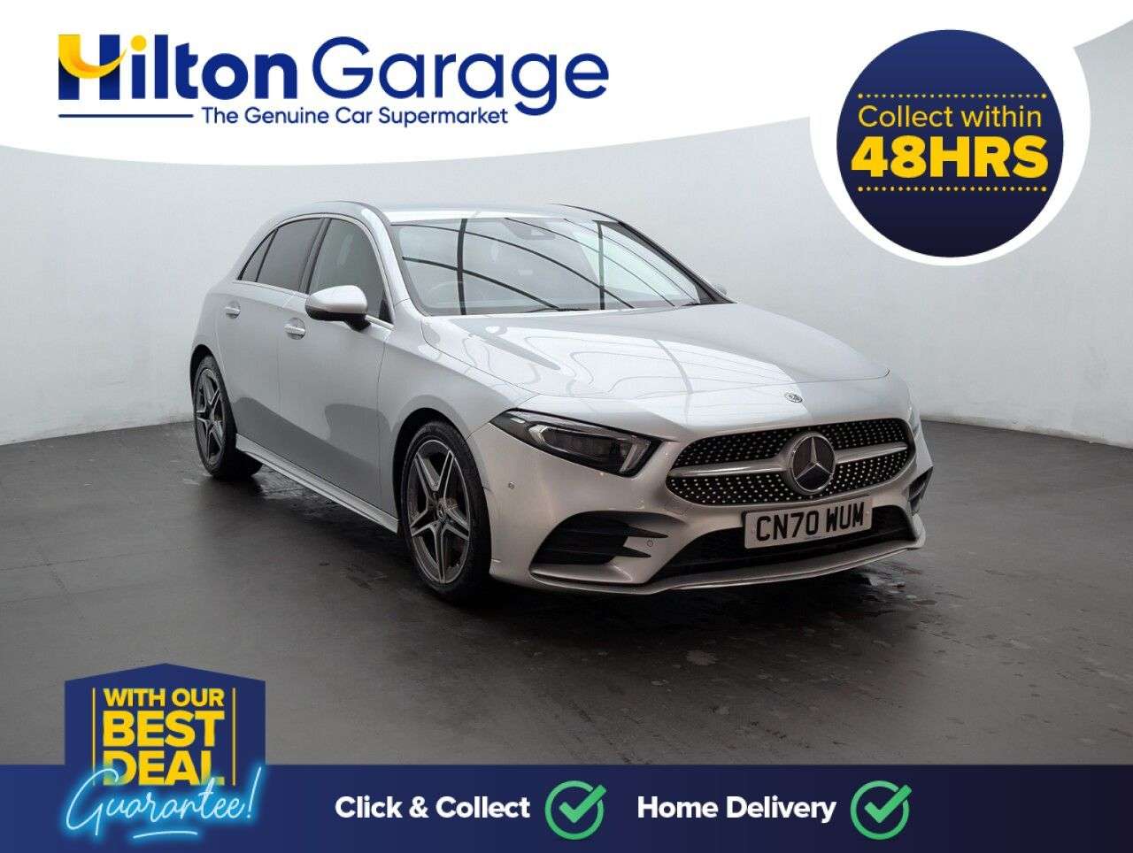 A 2020 MERCEDES-BENZ A CLASS 1.3 A180 AMG Line (Executive) Hatchback 5dr Petrol 7G-DCT Euro 6 (s/s) (136 A 2020 MERCEDES-BENZ A CLASS 1.3 A180 AMG Line (Executive) Hatchback 5dr Petrol 7G-DCT Euro 6 (s/s) (136