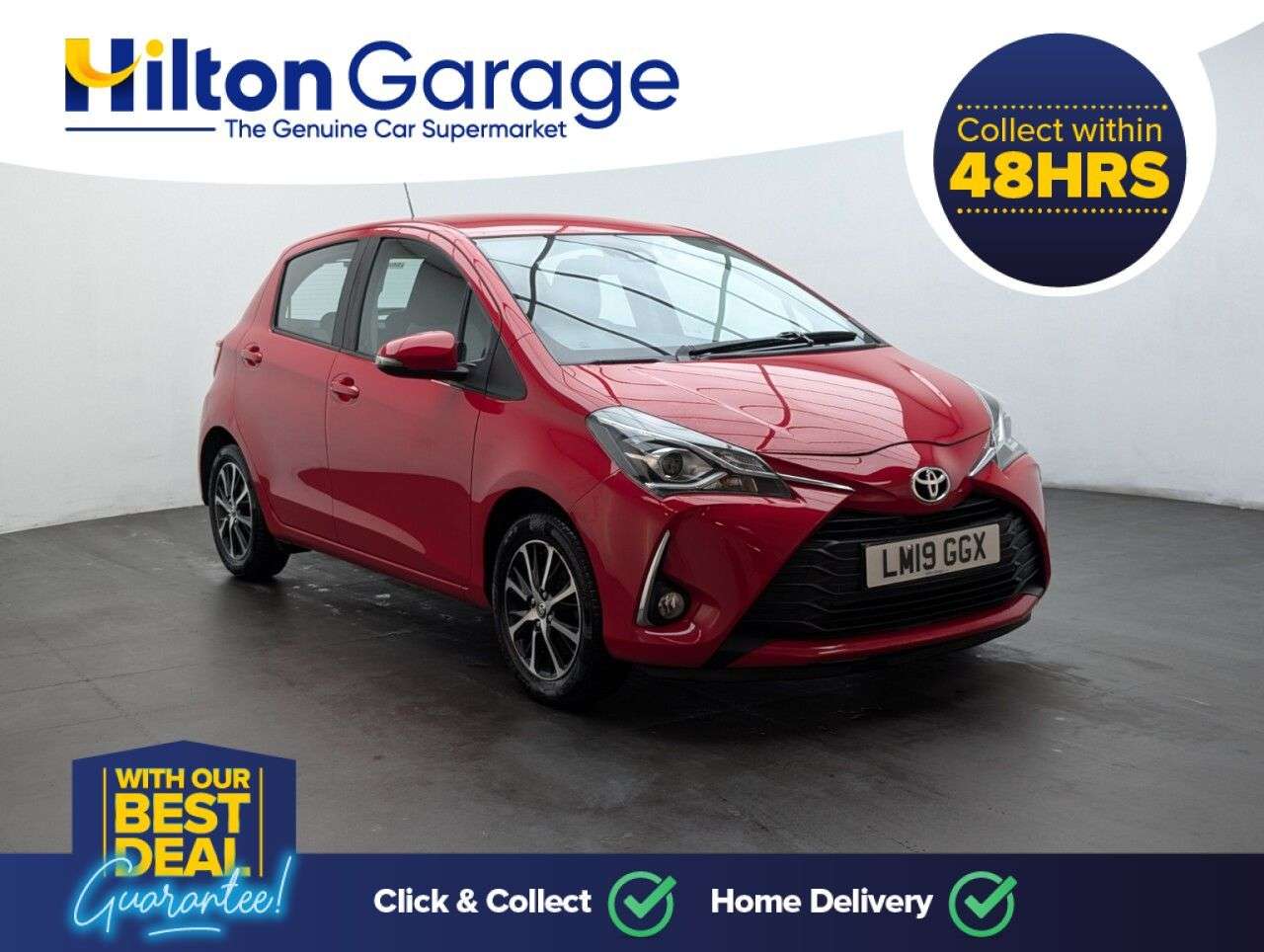 A 2019 TOYOTA YARIS 1.5 VVT-i Icon Tech Hatchback 5dr Petrol Manual Euro 6 (111 ps) - REVERSE C A 2019 TOYOTA YARIS 1.5 VVT-i Icon Tech Hatchback 5dr Petrol Manual Euro 6 (111 ps) - REVERSE C
