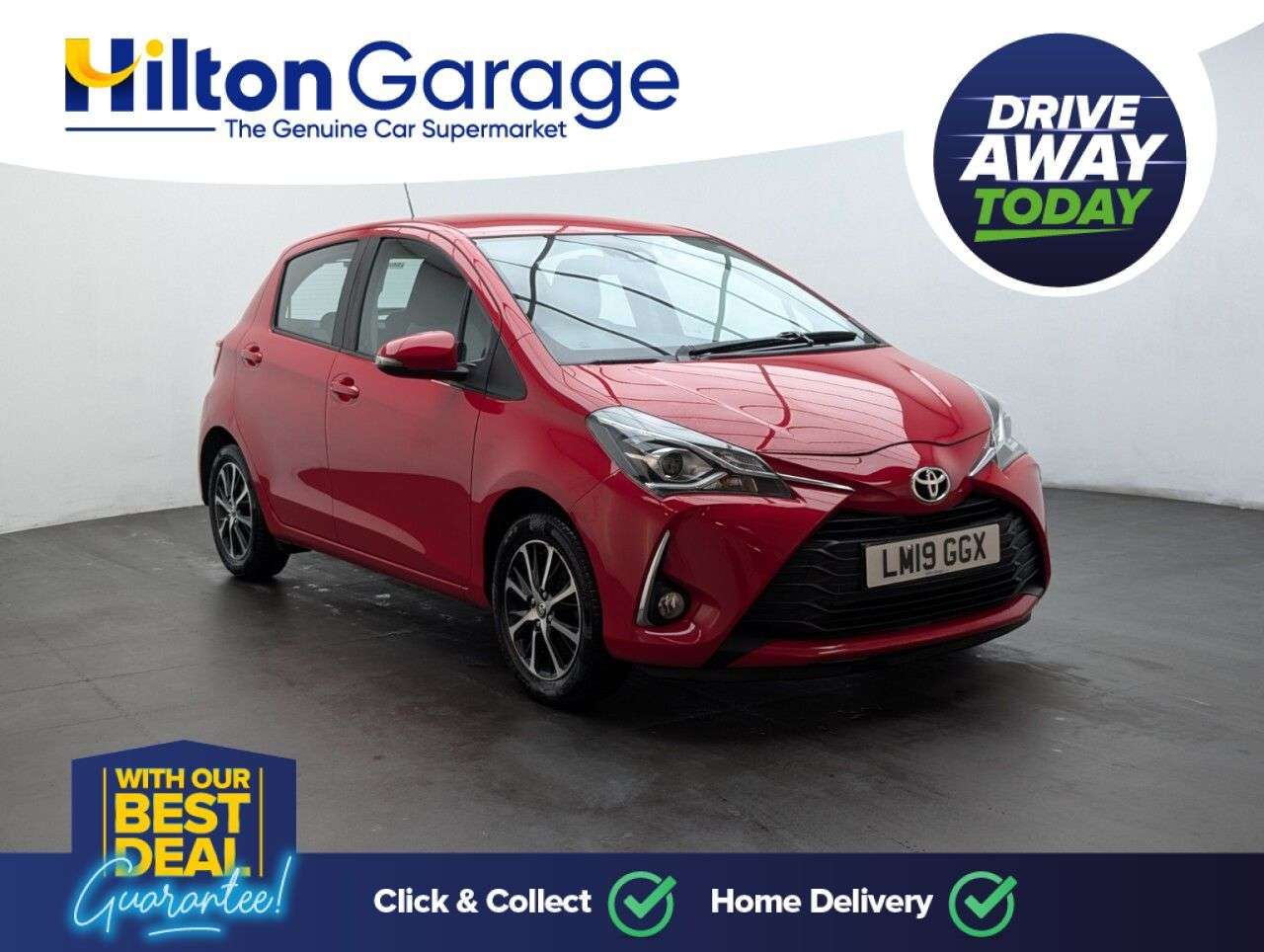A 2019 TOYOTA YARIS 1.5 VVT-i Icon Tech Hatchback 5dr Petrol Manual Euro 6 (111 ps) - REVERSE C A 2019 TOYOTA YARIS 1.5 VVT-i Icon Tech Hatchback 5dr Petrol Manual Euro 6 (111 ps) - REVERSE C