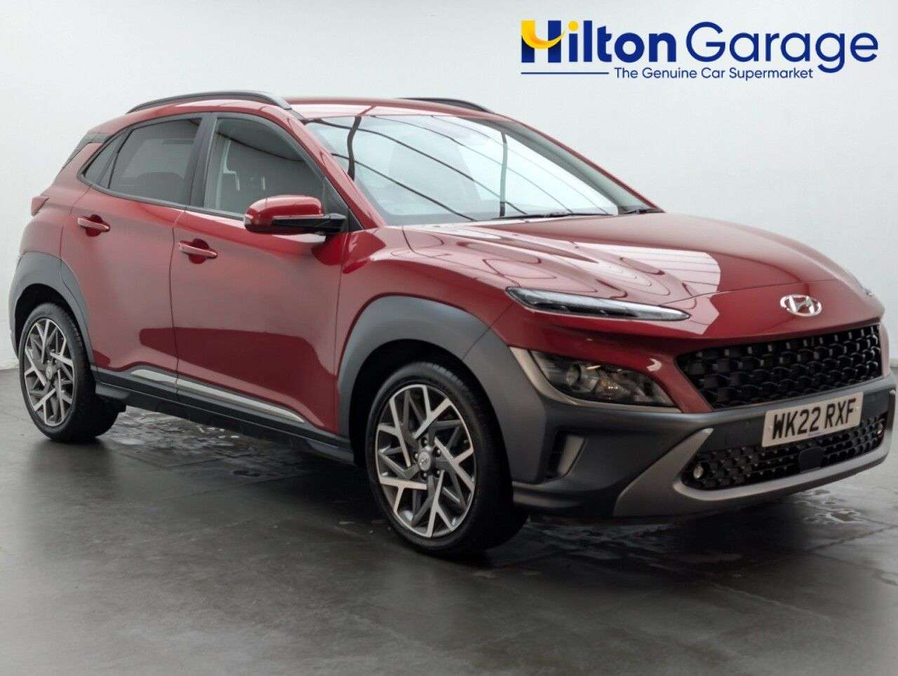 A 2022 HYUNDAI KONA 1.6 h-GDi Premium SUV 5dr Petrol Hybrid DCT Euro 6 (s/s) (141 ps) PARKING S A 2022 HYUNDAI KONA 1.6 h-GDi Premium SUV 5dr Petrol Hybrid DCT Euro 6 (s/s) (141 ps) PARKING S