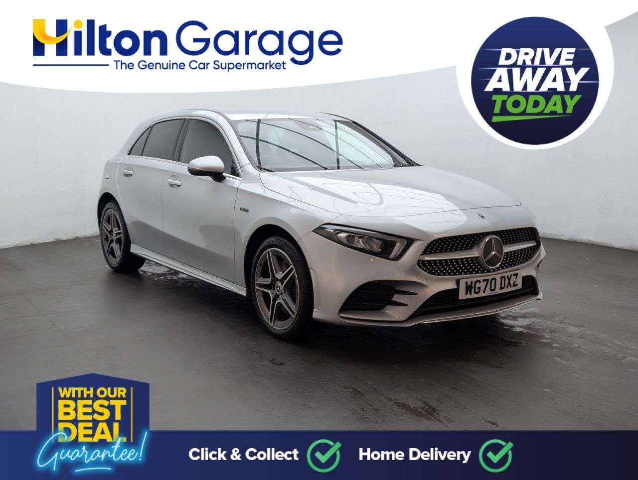 A 2021 MERCEDES-BENZ A CLASS 1.3 A250e 15.6kWh AMG Line Hatchback 5dr Petrol Plug-in Hybrid 8G-DCT Euro A 2021 MERCEDES-BENZ A CLASS 1.3 A250e 15.6kWh AMG Line Hatchback 5dr Petrol Plug-in Hybrid 8G-DCT Euro