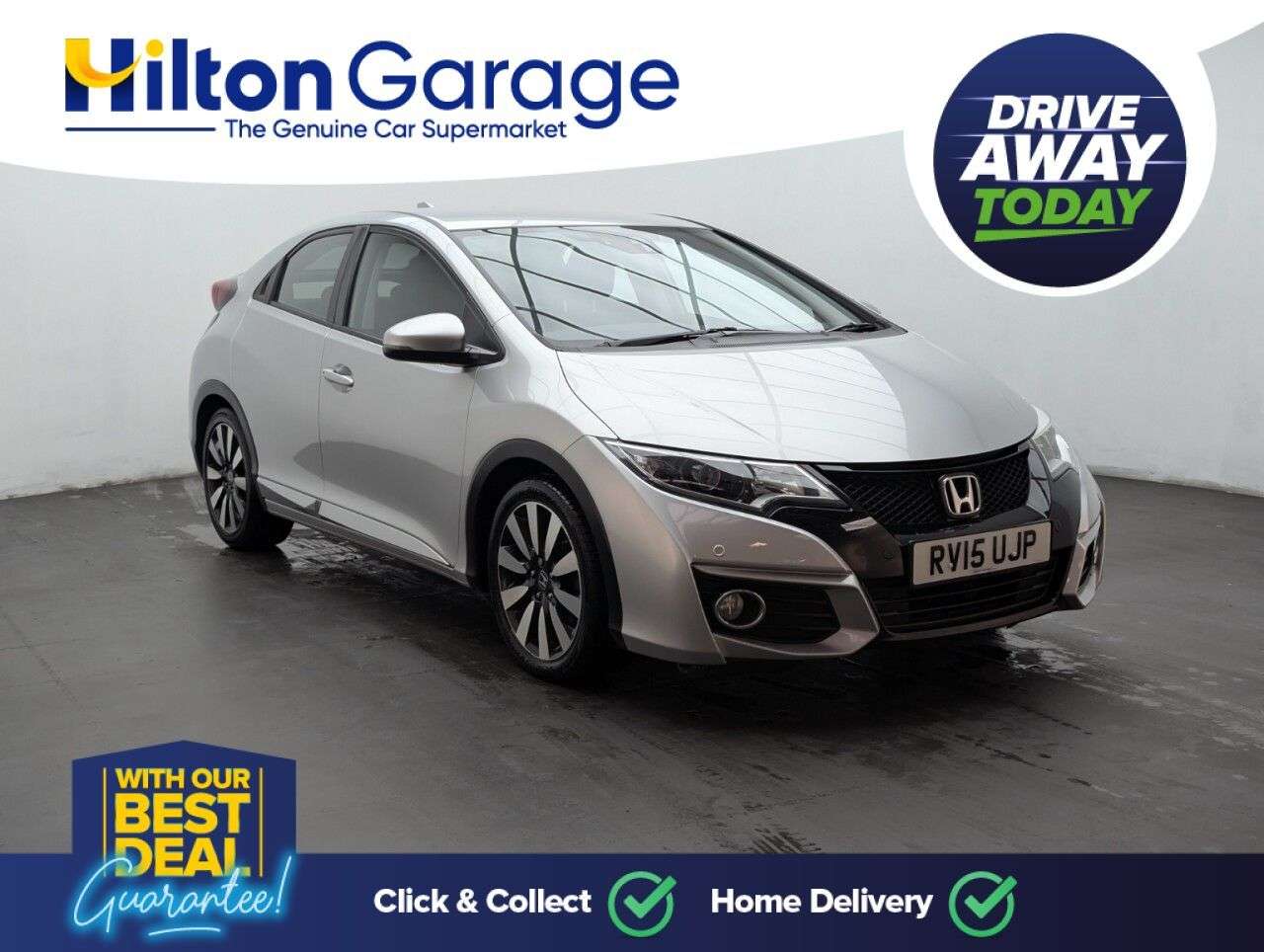 A 2015 HONDA CIVIC 1.8 i-VTEC SE Plus (Navi) Hatchback 5dr Petrol Auto Euro 6 (142 ps) NAVIGAT A 2015 HONDA CIVIC 1.8 i-VTEC SE Plus (Navi) Hatchback 5dr Petrol Auto Euro 6 (142 ps) NAVIGAT