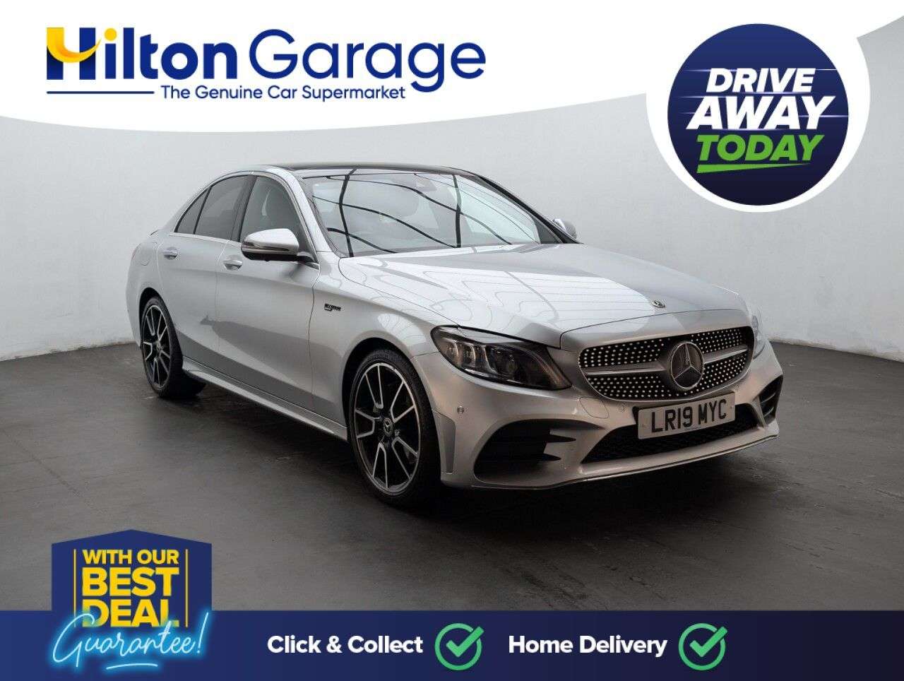 A 2019 MERCEDES-BENZ C CLASS 1.5 C200 MHEV EQ Boost AMG Line (Premium Plus) Saloon 4dr Petrol G-Tronic+ A 2019 MERCEDES-BENZ C CLASS 1.5 C200 MHEV EQ Boost AMG Line (Premium Plus) Saloon 4dr Petrol G-Tronic+