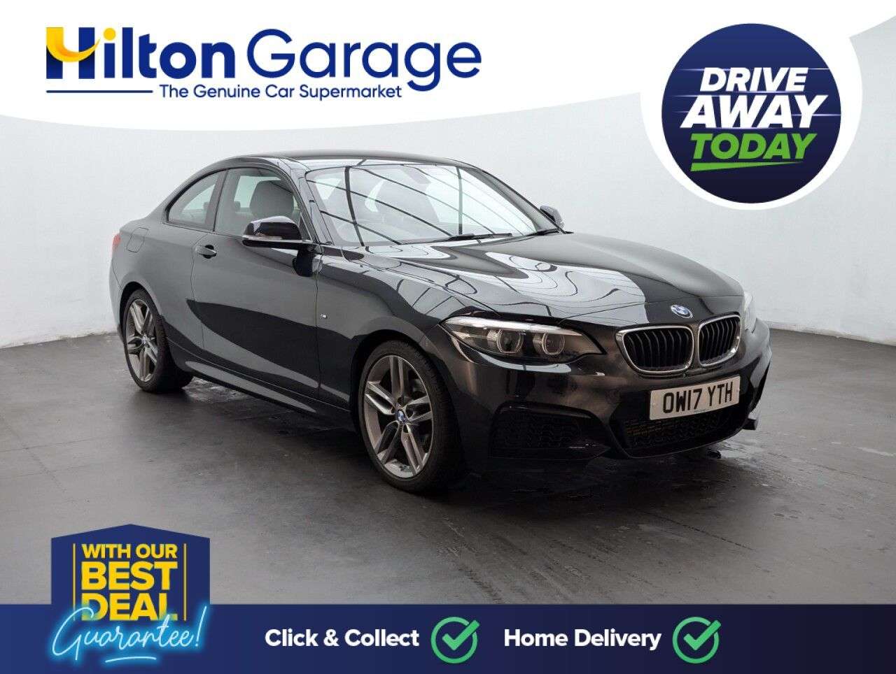 A 2017 BMW 2 SERIES 1.5 218i M Sport Coupe 2dr Petrol Auto Euro 6 (s/s) (136 ps) BLUETOOTH+DAKO A 2017 BMW 2 SERIES 1.5 218i M Sport Coupe 2dr Petrol Auto Euro 6 (s/s) (136 ps) BLUETOOTH+DAKO