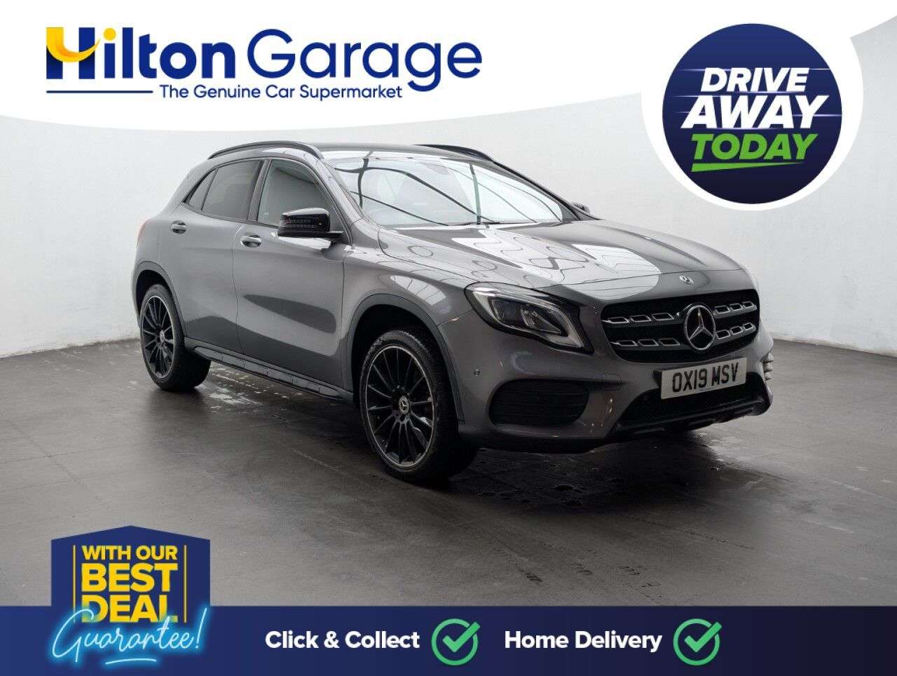 A 2019 MERCEDES-BENZ 180 1.6 GLA200 AMG Line Edition SUV 5dr Petrol 7G-DCT Euro 6 (s/s) (156 ps) REV A 2019 MERCEDES-BENZ 180 1.6 GLA200 AMG Line Edition SUV 5dr Petrol 7G-DCT Euro 6 (s/s) (156 ps) REV