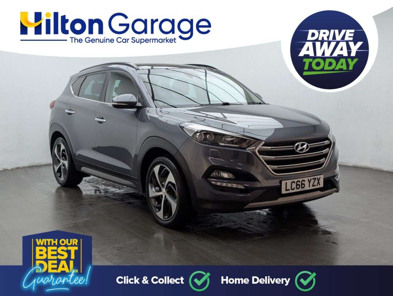A 2016 HYUNDAI TUCSON 2.0 CRDi Blue Drive Premium SE SUV 5dr Diesel Manual Euro 6 (s/s) (136 ps) A 2016 HYUNDAI TUCSON 2.0 CRDi Blue Drive Premium SE SUV 5dr Diesel Manual Euro 6 (s/s) (136 ps)