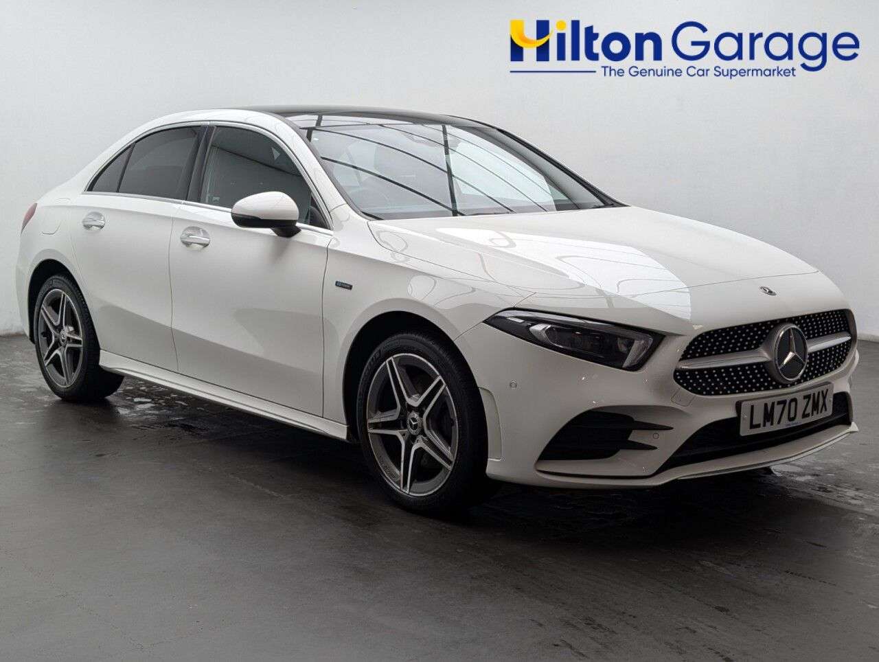 A 2020 MERCEDES-BENZ A CLASS 1.3 A250e 15.6kWh AMG Line (Premium Plus 2) Saloon 4dr Petrol Plug-in Hybri A 2020 MERCEDES-BENZ A CLASS 1.3 A250e 15.6kWh AMG Line (Premium Plus 2) Saloon 4dr Petrol Plug-in Hybri