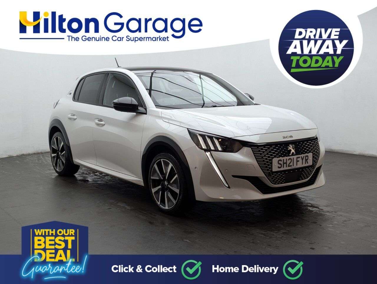 A 2021 PEUGEOT E-208 50kWh GT Hatchback 5dr Electric Auto (136 ps) LANE KEEPING ASSIST+BLUETOOTH A 2021 PEUGEOT E-208 50kWh GT Hatchback 5dr Electric Auto (136 ps) LANE KEEPING ASSIST+BLUETOOTH