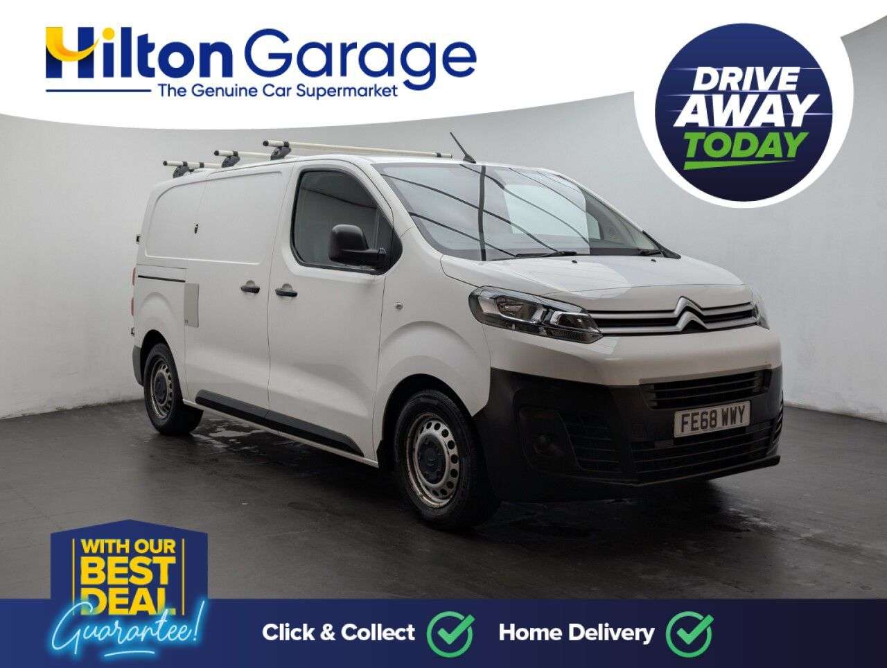 A 2018 CITROEN DISPATCH 1.6 BlueHDi 1000 Enterprise M Panel Van 6dr Diesel Manual FWD 2 Euro 6 (s/s A 2018 CITROEN DISPATCH 1.6 BlueHDi 1000 Enterprise M Panel Van 6dr Diesel Manual FWD 2 Euro 6 (s/s