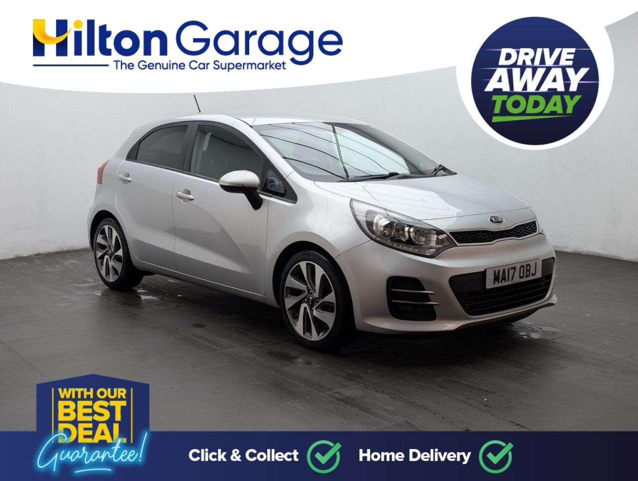 A 2017 KIA RIO 1.4 EcoDynamics 3 Hatchback 5dr Petrol Manual Euro 6 (s/s) (107 bhp) CRUISE A 2017 KIA RIO 1.4 EcoDynamics 3 Hatchback 5dr Petrol Manual Euro 6 (s/s) (107 bhp) CRUISE