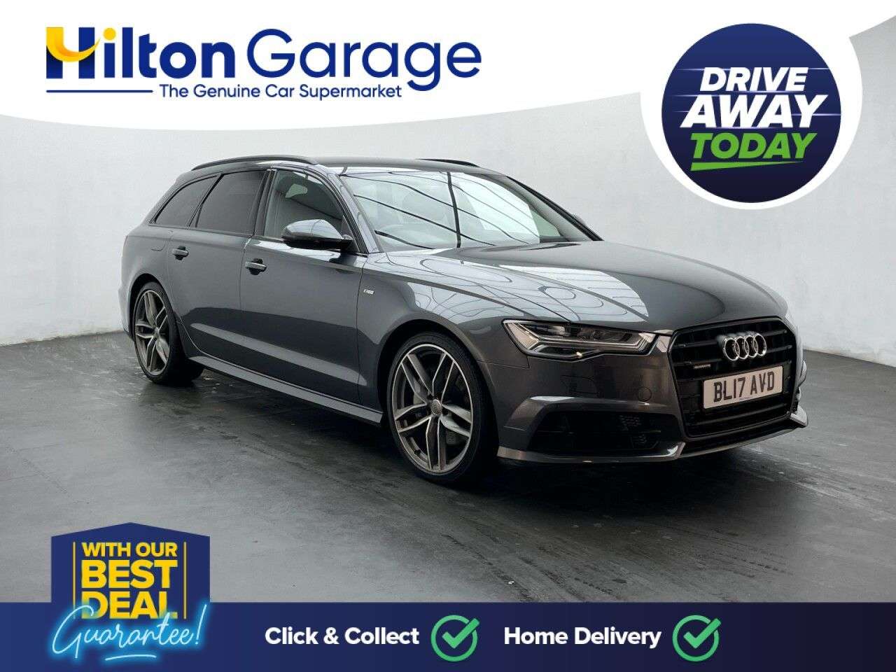 A 2017 AUDI A6 AVANT 3.0 TDI V6 Black Edition Estate 5dr Diesel S Tronic quattro Euro 6 (s/s) (2 A 2017 AUDI A6 AVANT 3.0 TDI V6 Black Edition Estate 5dr Diesel S Tronic quattro Euro 6 (s/s) (2