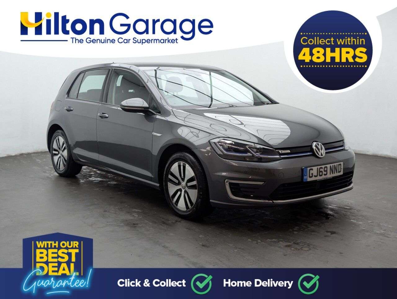 A 2019 VOLKSWAGEN E-GOLF 35.8kWh e-Golf Hatchback 5dr Electric Auto (136 ps) PARKING SENSORS + COLOU A 2019 VOLKSWAGEN E-GOLF 35.8kWh e-Golf Hatchback 5dr Electric Auto (136 ps) PARKING SENSORS + COLOU