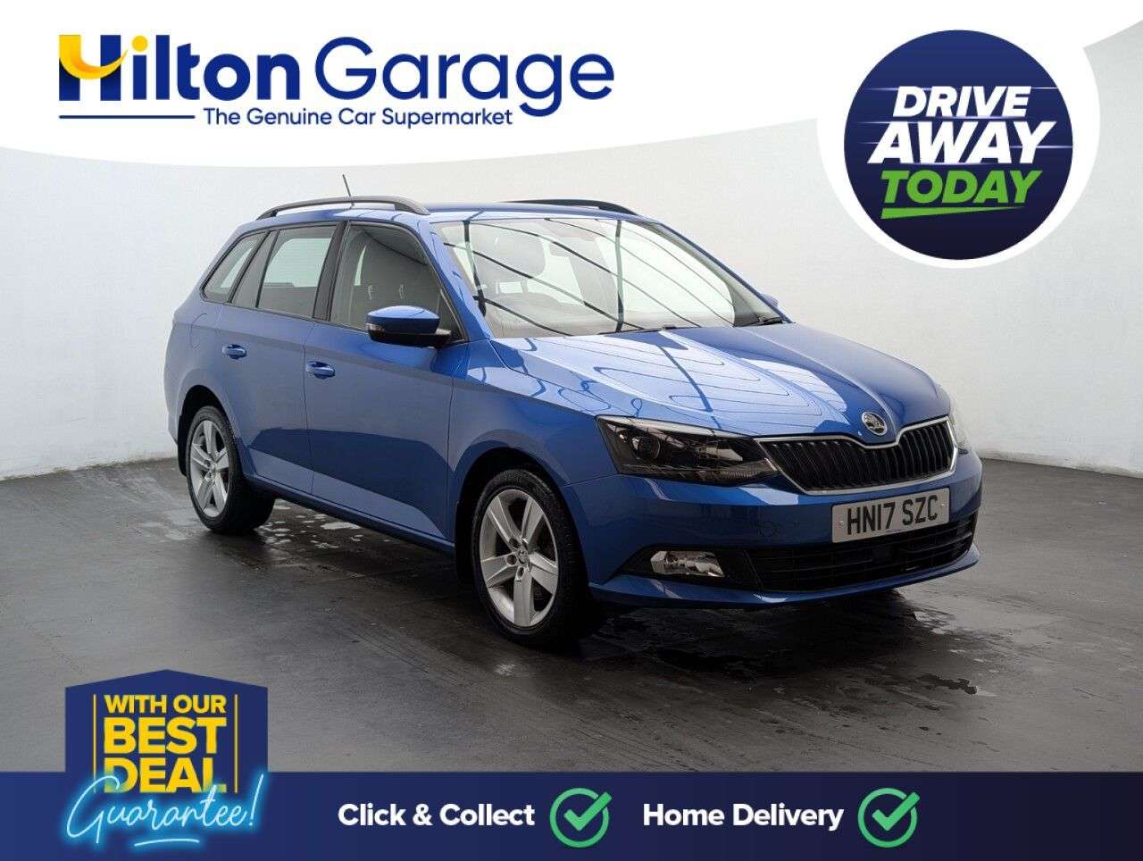 A 2017 SKODA FABIA 1.2 TSI SE L Estate 5dr Petrol DSG Euro 6 (s/s) (110 ps) PARKING SENSORS + A 2017 SKODA FABIA 1.2 TSI SE L Estate 5dr Petrol DSG Euro 6 (s/s) (110 ps) PARKING SENSORS +