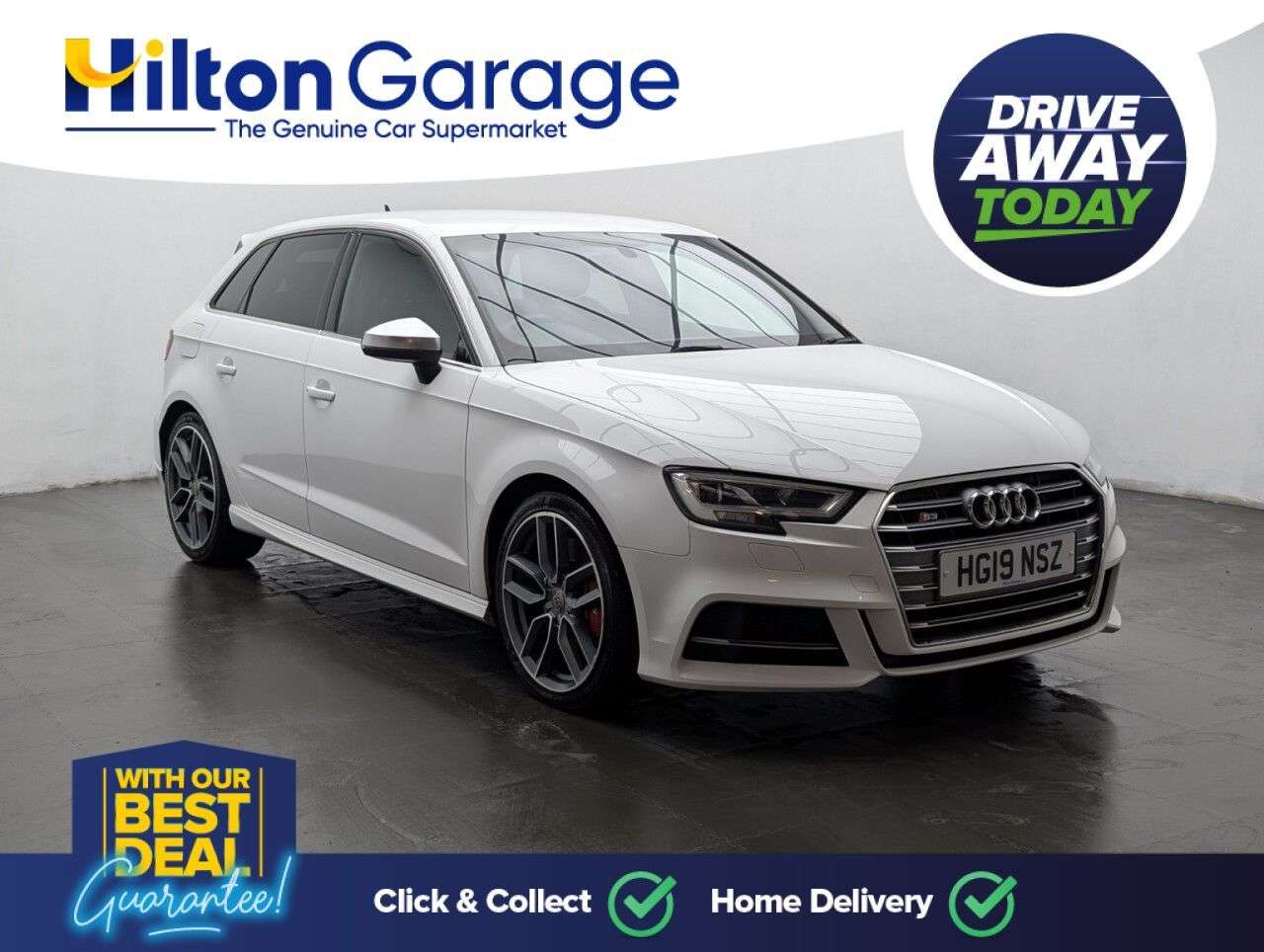 A 2019 AUDI S3 2.0 TFSI Sportback 5dr Petrol S Tronic quattro Euro 6 (s/s) (300 ps) - HEAT A 2019 AUDI S3 2.0 TFSI Sportback 5dr Petrol S Tronic quattro Euro 6 (s/s) (300 ps) - HEAT