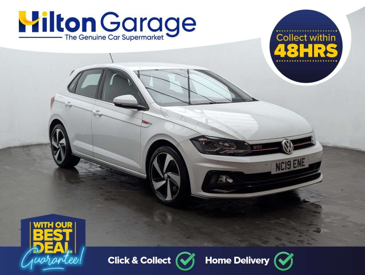 A 2019 VOLKSWAGEN POLO 2.0 TSI GPF GTI Hatchback 5dr Petrol DSG Euro 6 (s/s) (200 ps) APPLE CARPLA A 2019 VOLKSWAGEN POLO 2.0 TSI GPF GTI Hatchback 5dr Petrol DSG Euro 6 (s/s) (200 ps) APPLE CARPLA
