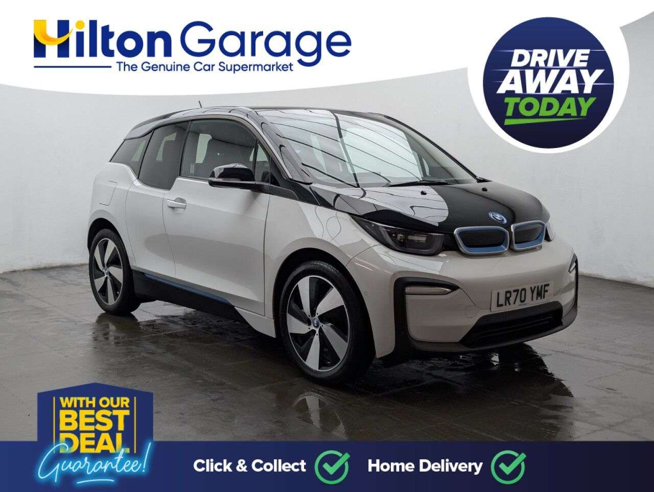 A 2020 BMW I3 42.2kWh Hatchback 5dr Electric Auto (170 ps) APPLE CARPLAY + PARK ASSIST A 2020 BMW I3 42.2kWh Hatchback 5dr Electric Auto (170 ps) APPLE CARPLAY + PARK ASSIST