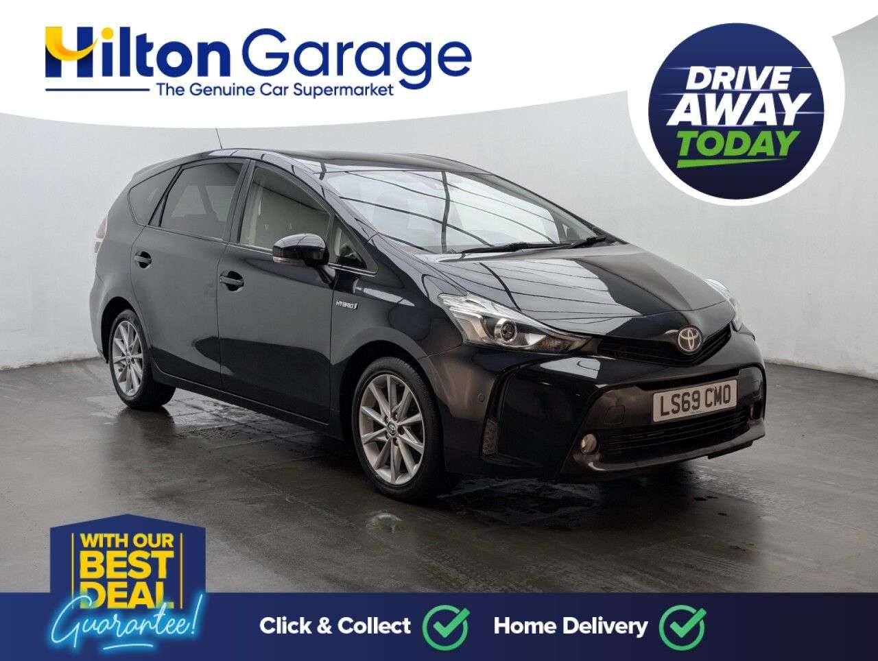 A 2019 TOYOTA PRIUS+ 1.8 VVT-h Excel MPV 5dr Petrol Hybrid CVT Euro 6 (s/s) (136 ps) PARK ASSIST A 2019 TOYOTA PRIUS+ 1.8 VVT-h Excel MPV 5dr Petrol Hybrid CVT Euro 6 (s/s) (136 ps) PARK ASSIST