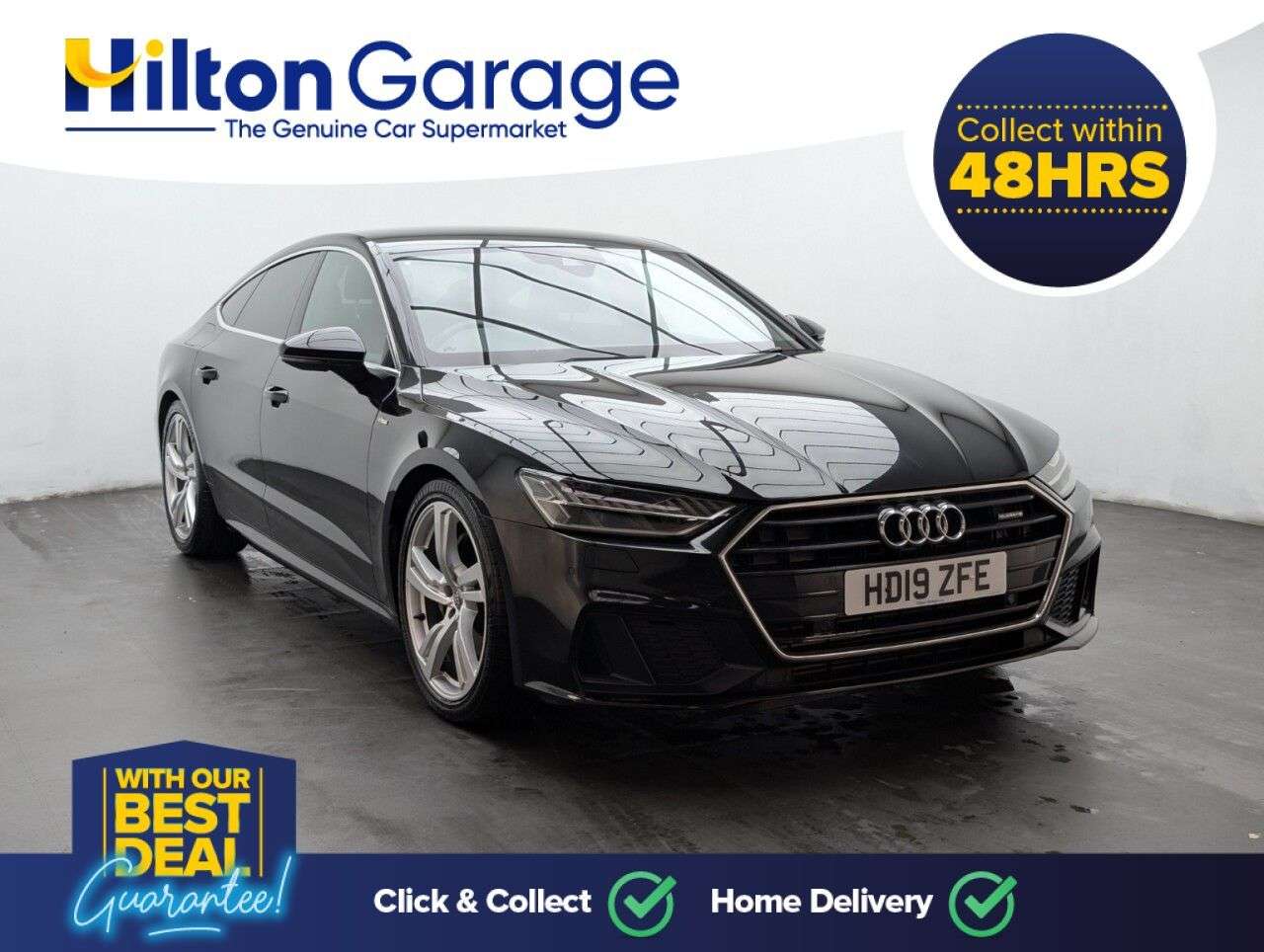 A 2019 AUDI A7 3.0 TDI V6 50 S line Sportback 5dr Diesel Tiptronic quattro Euro 6 (s/s) (2 A 2019 AUDI A7 3.0 TDI V6 50 S line Sportback 5dr Diesel Tiptronic quattro Euro 6 (s/s) (2