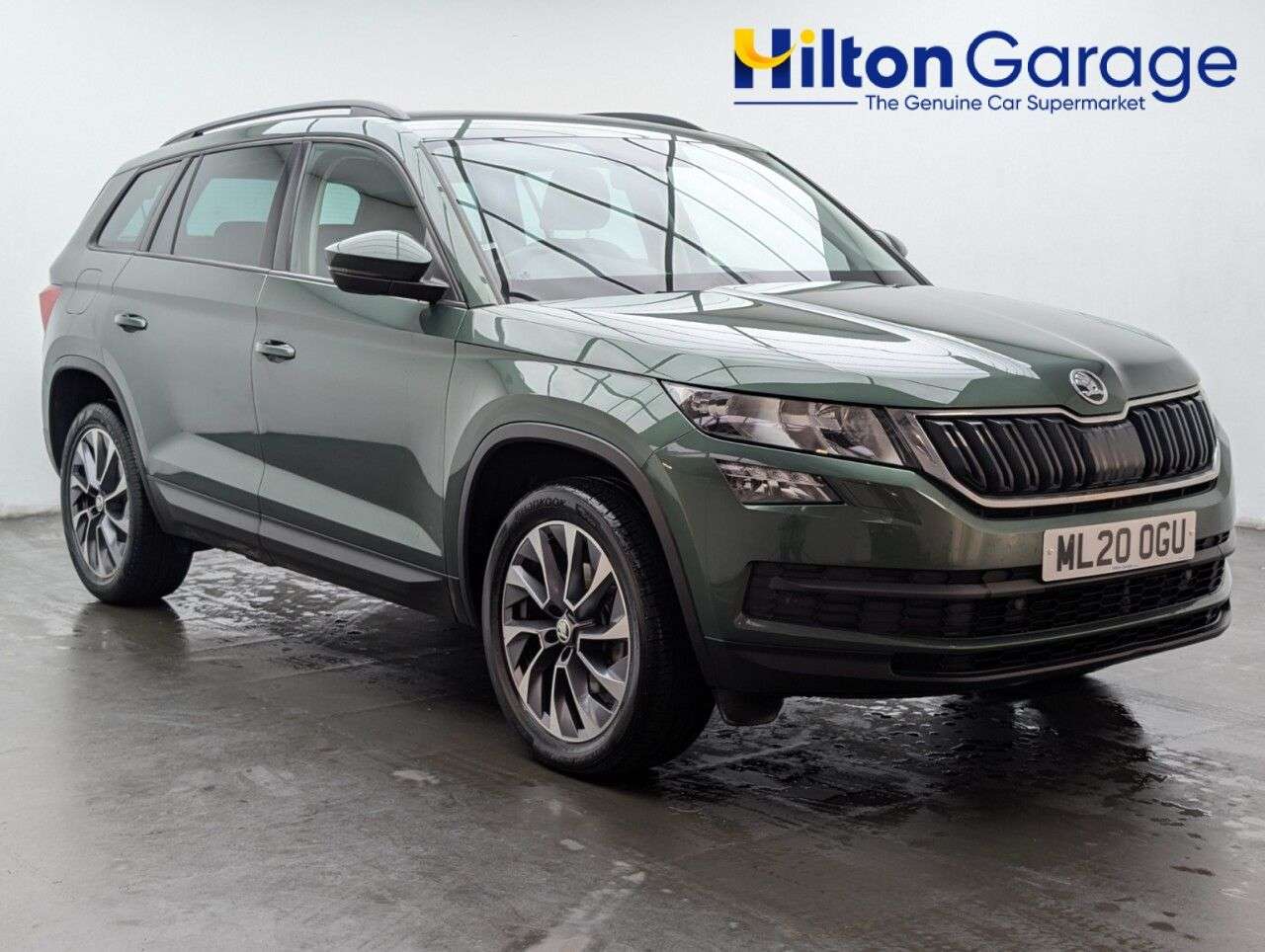 A 2020 SKODA KODIAQ 1.5 TSI ACT SE Drive SUV 5dr Petrol DSG Euro 6 (s/s) (7 Seat) (150 ps) PARK A 2020 SKODA KODIAQ 1.5 TSI ACT SE Drive SUV 5dr Petrol DSG Euro 6 (s/s) (7 Seat) (150 ps) PARK