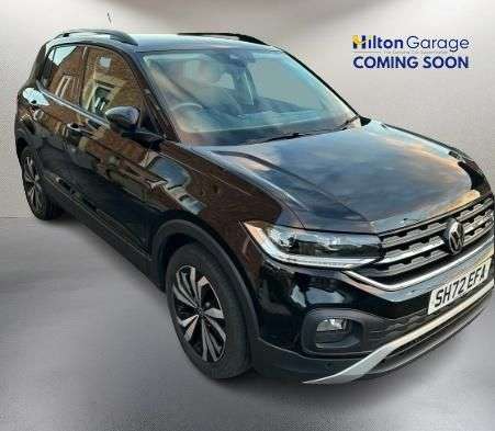 A 2022 VOLKSWAGEN T-CROSS 1.0 TSI Black Edition SUV 5dr Petrol Manual Euro 6 (s/s) (95 ps) PARKING SE A 2022 VOLKSWAGEN T-CROSS 1.0 TSI Black Edition SUV 5dr Petrol Manual Euro 6 (s/s) (95 ps) PARKING SE