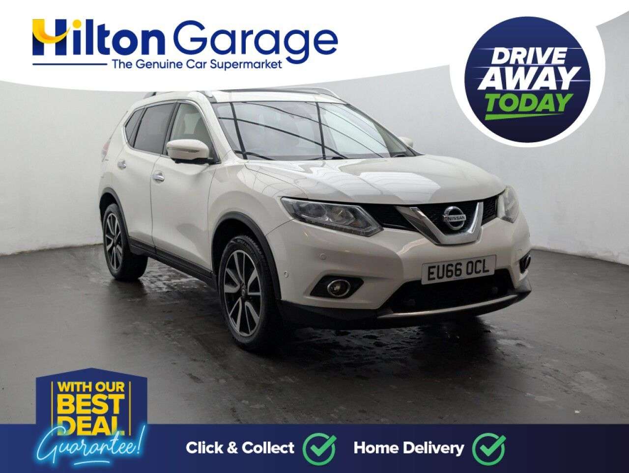 A 2016 NISSAN X-TRAIL 1.6 dCi Tekna SUV 5dr Diesel XTRON Euro 6 (s/s) (130 ps) HEATED F SEATS PAN A 2016 NISSAN X-TRAIL 1.6 dCi Tekna SUV 5dr Diesel XTRON Euro 6 (s/s) (130 ps) HEATED F SEATS PAN