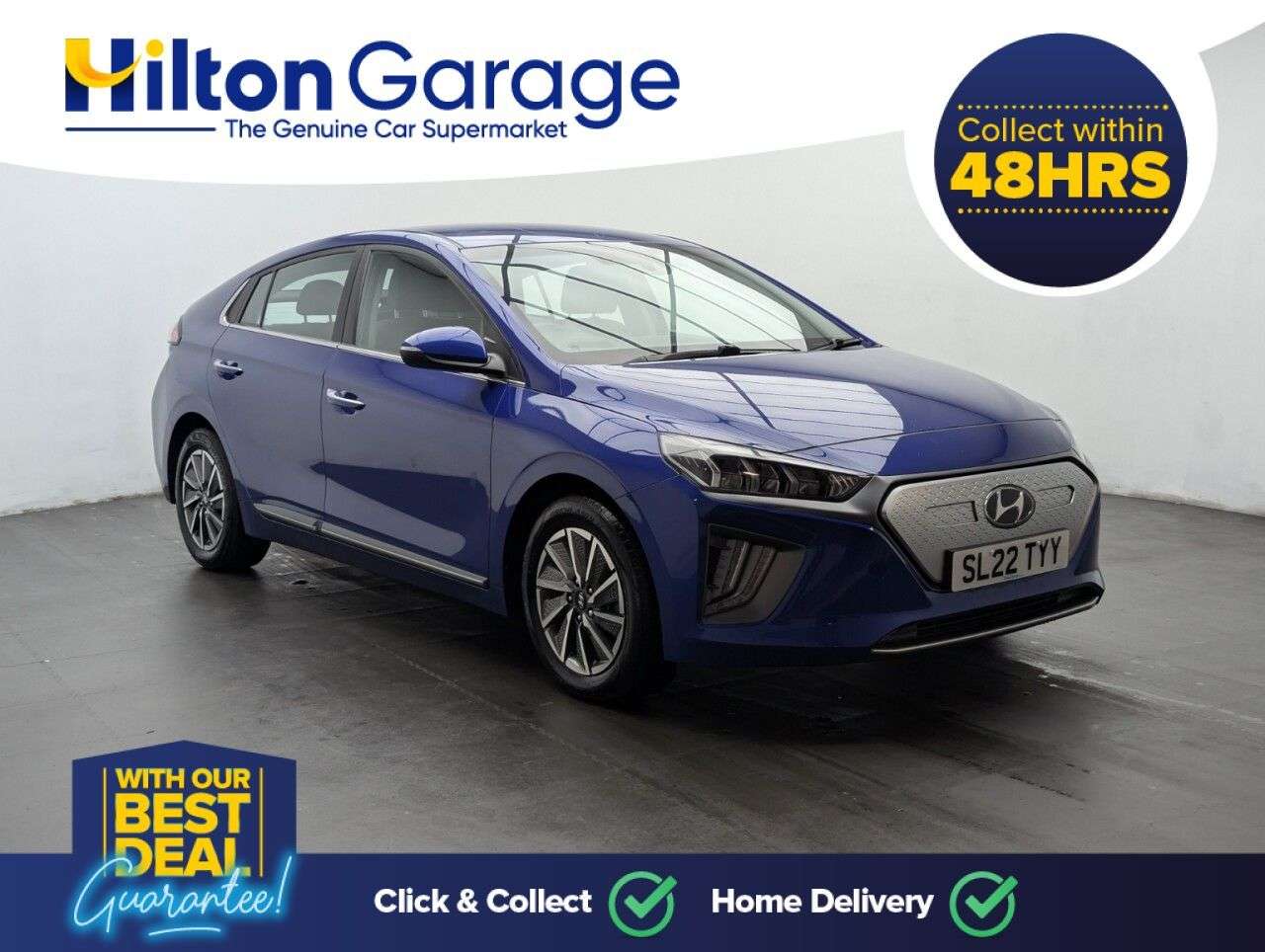 A 2022 HYUNDAI IONIQ 38.3kWh Premium Hatchback 5dr Electric Auto (136 ps) - APPLE CARPLAY + PARK A 2022 HYUNDAI IONIQ 38.3kWh Premium Hatchback 5dr Electric Auto (136 ps) - APPLE CARPLAY + PARK
