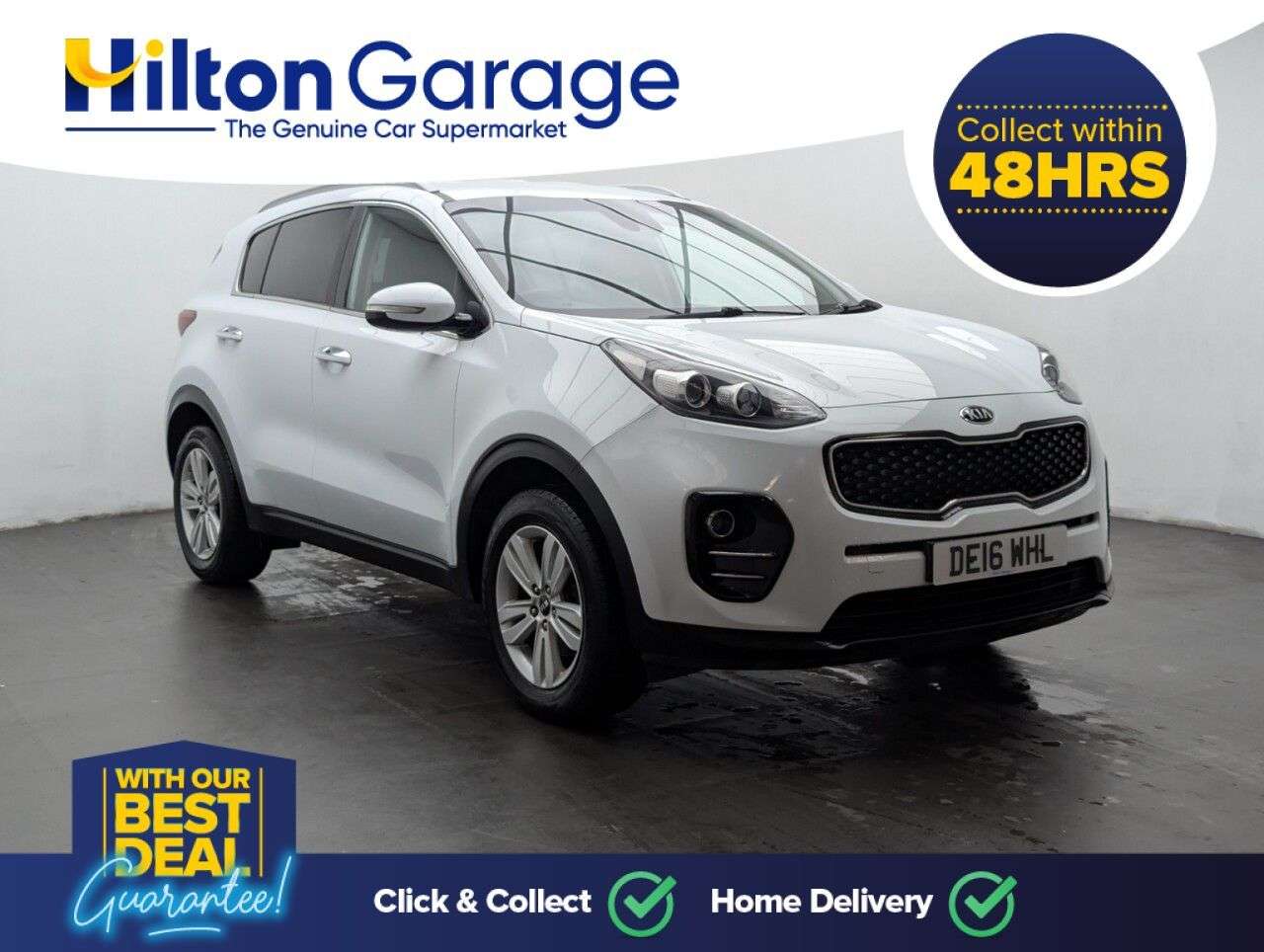 A 2016 KIA SPORTAGE 1.6 GDi 2 SUV 5dr Petrol Manual Euro 6 (s/s) (130 bhp) R PARKING SENS + 7IN A 2016 KIA SPORTAGE 1.6 GDi 2 SUV 5dr Petrol Manual Euro 6 (s/s) (130 bhp) R PARKING SENS + 7IN
