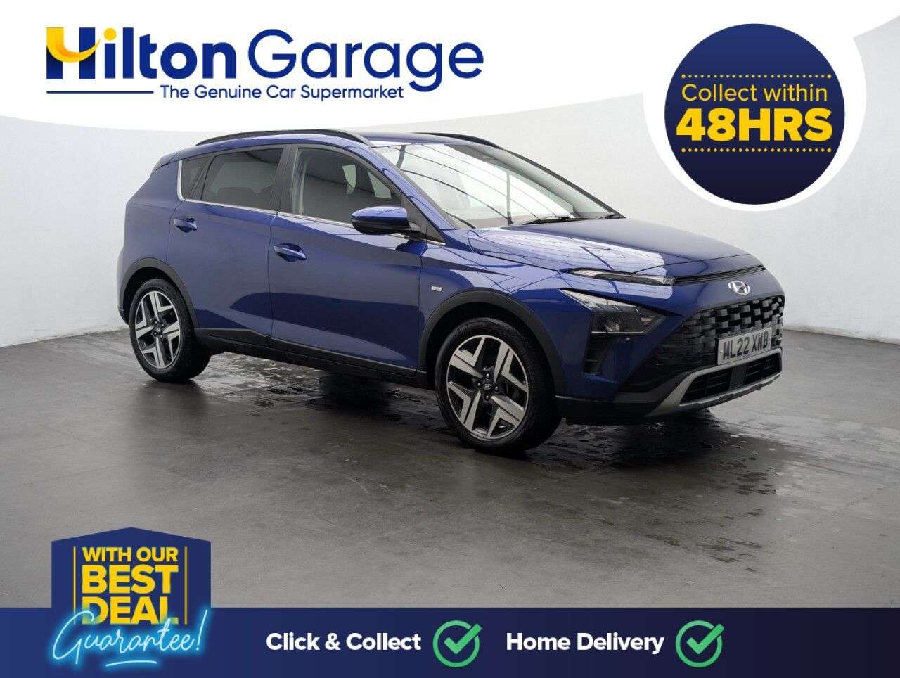 A 2022 HYUNDAI BAYON 1.0 T-GDi MHEV Premium SUV 5dr Petrol Hybrid Manual Euro 6 (s/s) (100 ps) - A 2022 HYUNDAI BAYON 1.0 T-GDi MHEV Premium SUV 5dr Petrol Hybrid Manual Euro 6 (s/s) (100 ps) -