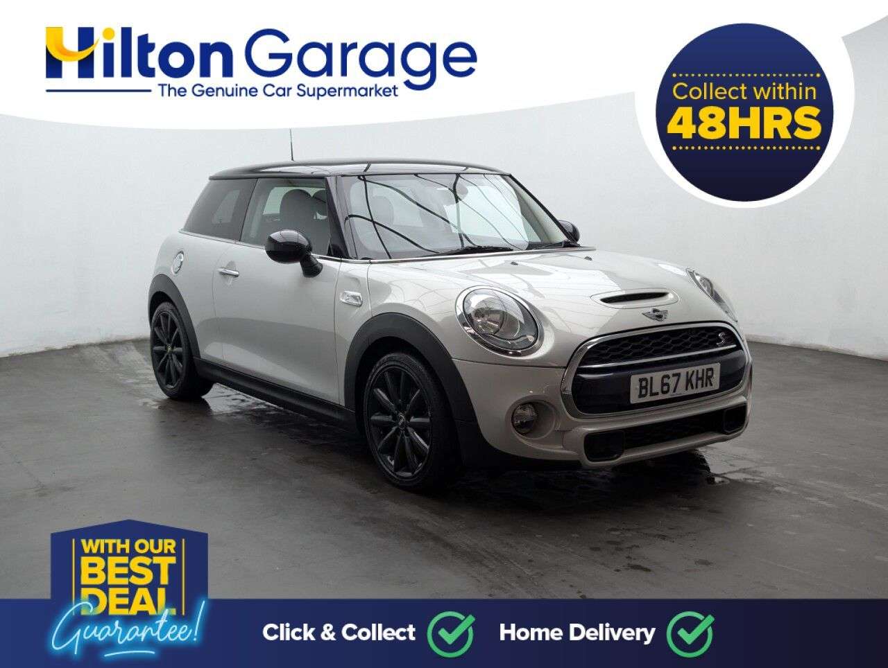 A 2017 MINI HATCH 2.0 Cooper S Hatchback 3dr Petrol Manual Euro 6 (s/s) (192 ps) DARKENED REA A 2017 MINI HATCH 2.0 Cooper S Hatchback 3dr Petrol Manual Euro 6 (s/s) (192 ps) DARKENED REA