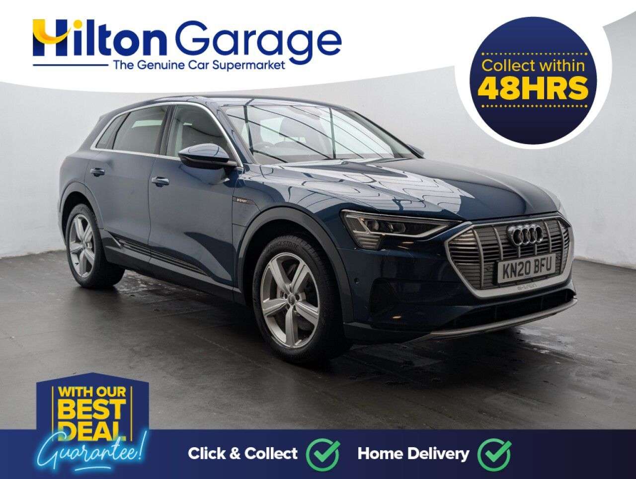 A 2020 AUDI E-TRON 50 Technik SUV 5dr Electric Auto quattro 71.2kWh (313 ps) HEATED SEATS+PARK A 2020 AUDI E-TRON 50 Technik SUV 5dr Electric Auto quattro 71.2kWh (313 ps) HEATED SEATS+PARK
