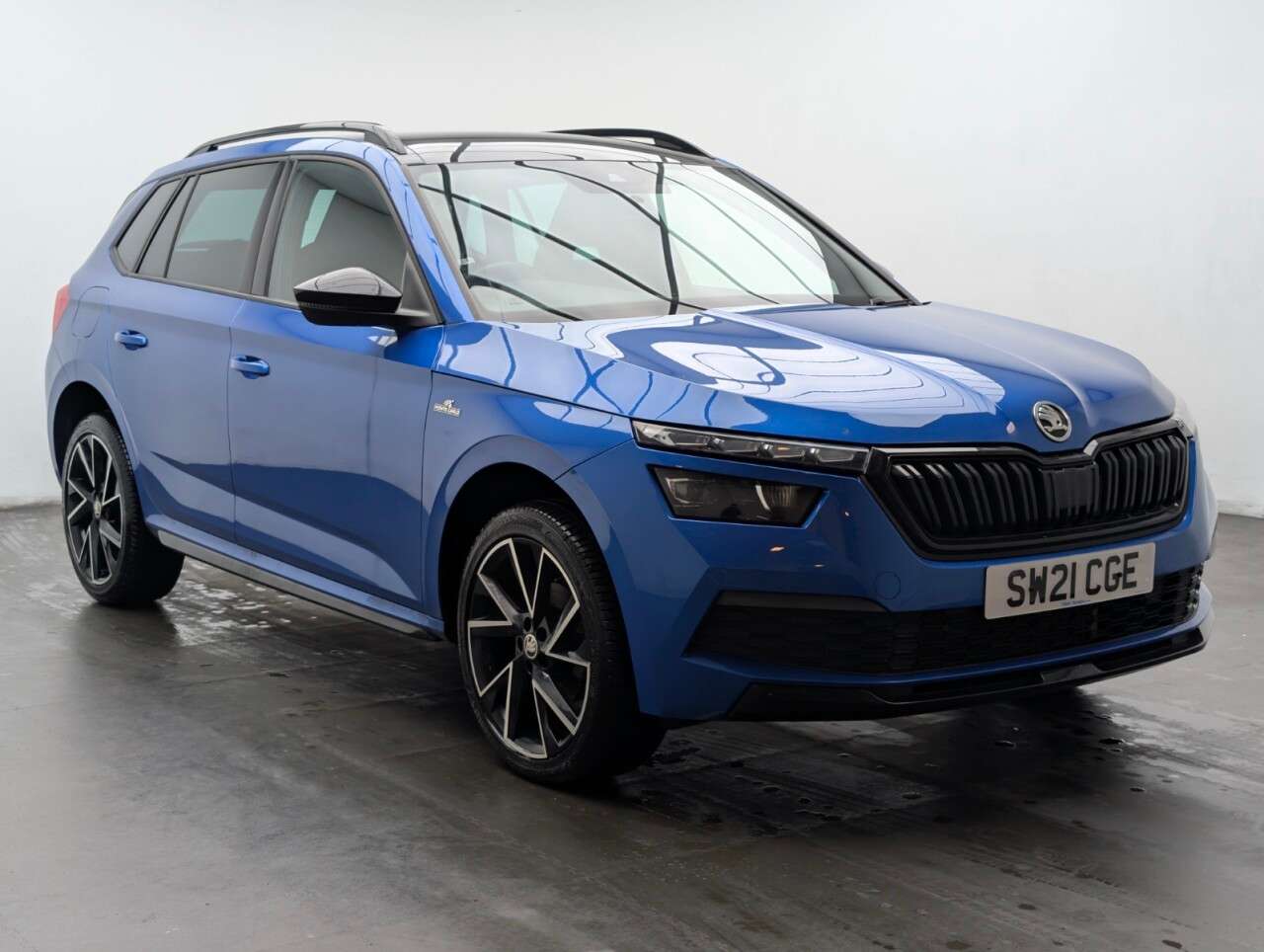 A 2021 SKODA KAMIQ 1.5 TSI ACT Monte Carlo SUV 5dr Petrol Manual Euro 6 (s/s) (150 ps) NAVIGAT A 2021 SKODA KAMIQ 1.5 TSI ACT Monte Carlo SUV 5dr Petrol Manual Euro 6 (s/s) (150 ps) NAVIGAT