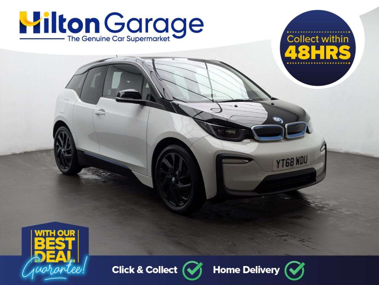 A 2018 BMW I3 33kWh Hatchback 5dr Electric Auto (170 ps) 19" ALLOYS+HEATED SEATS A 2018 BMW I3 33kWh Hatchback 5dr Electric Auto (170 ps) 19" ALLOYS+HEATED SEATS
